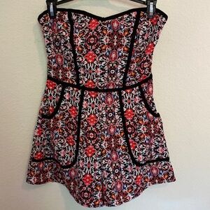 BOHO FLORAL ROMPER